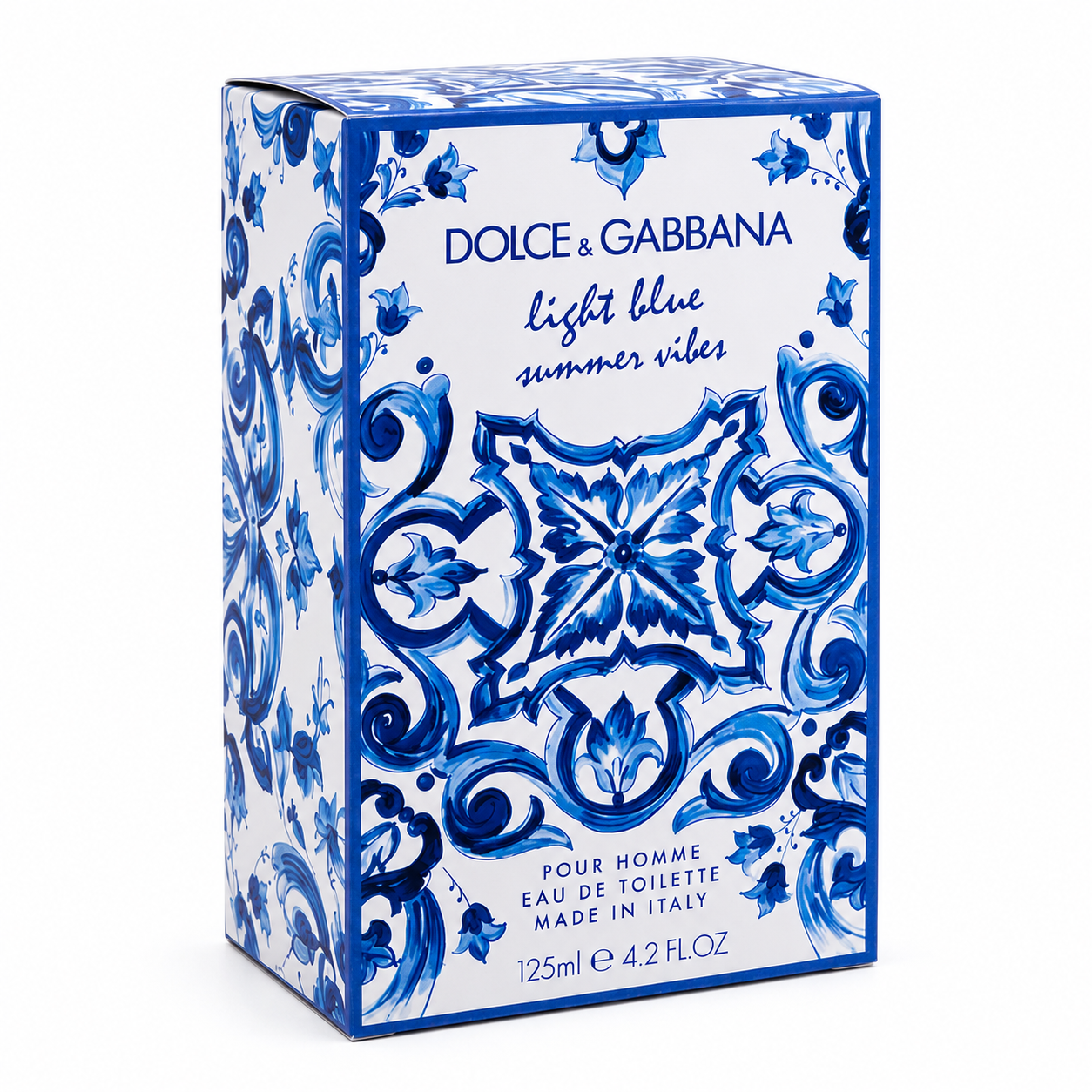 Dolce & Gabbana Light Blue Summer Vibes Pour Homme EDT 125Ml 4.2Oz Men’S Cologne