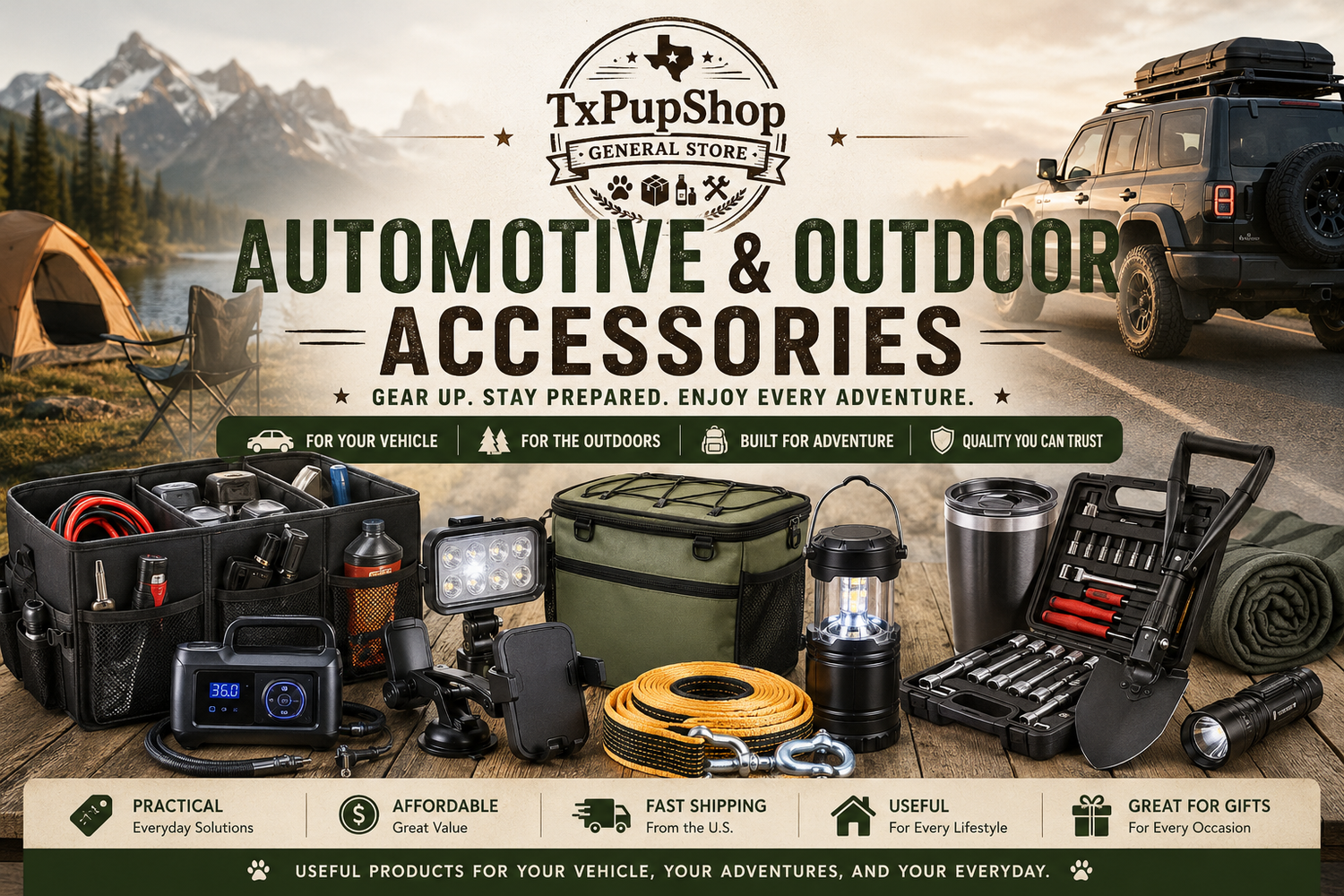 Automotive & Outdoors Accessories