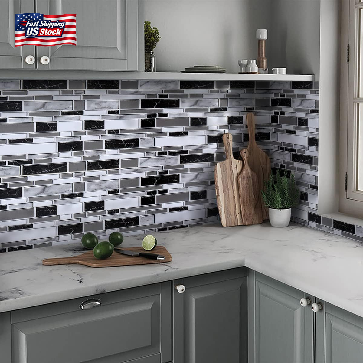 Livebor Peel and Stick Kitchen Wallpaper Backsplash Wall Paper for Kitchen 11.8I