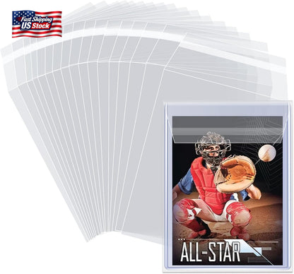 Top Loader Sleeves 100 Pack, Penny Sleeves for Top Loaders Trading Card Ultra Pr