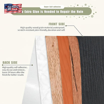 Wood Grain Repair Tape, 2" X 32Ft Self Adhesive Tape for Furniture, Flooring, Ca