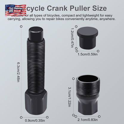 Crank Puller, Bike Crank Removal Tool, Crank Puller Bike Tool for Square Taper A
