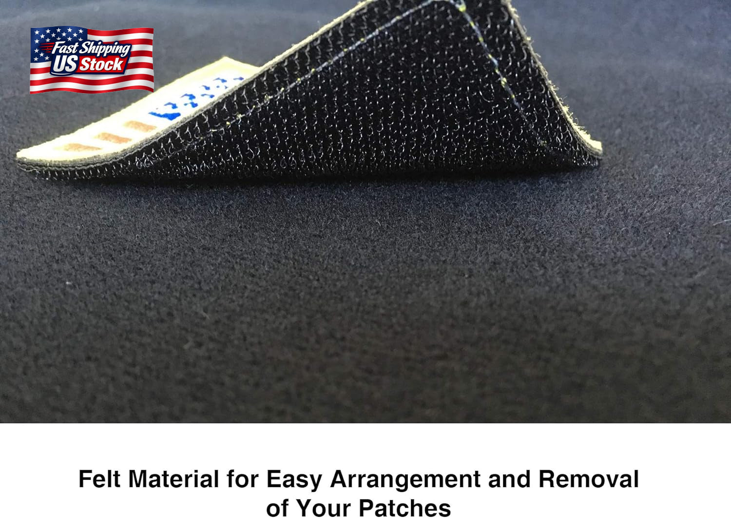 Military Morale Patch Display Panel Tactical Hook & Loop Patch Holder Board