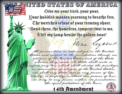 US Naturalization and Citizenship Certificate Holder. Gold American Eagle Certif