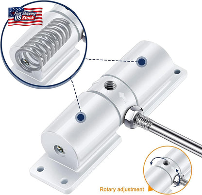 Automatic Door Closer, Zinc Alloy Safety Spring Door Closer Adjustable 30 Kg Clo