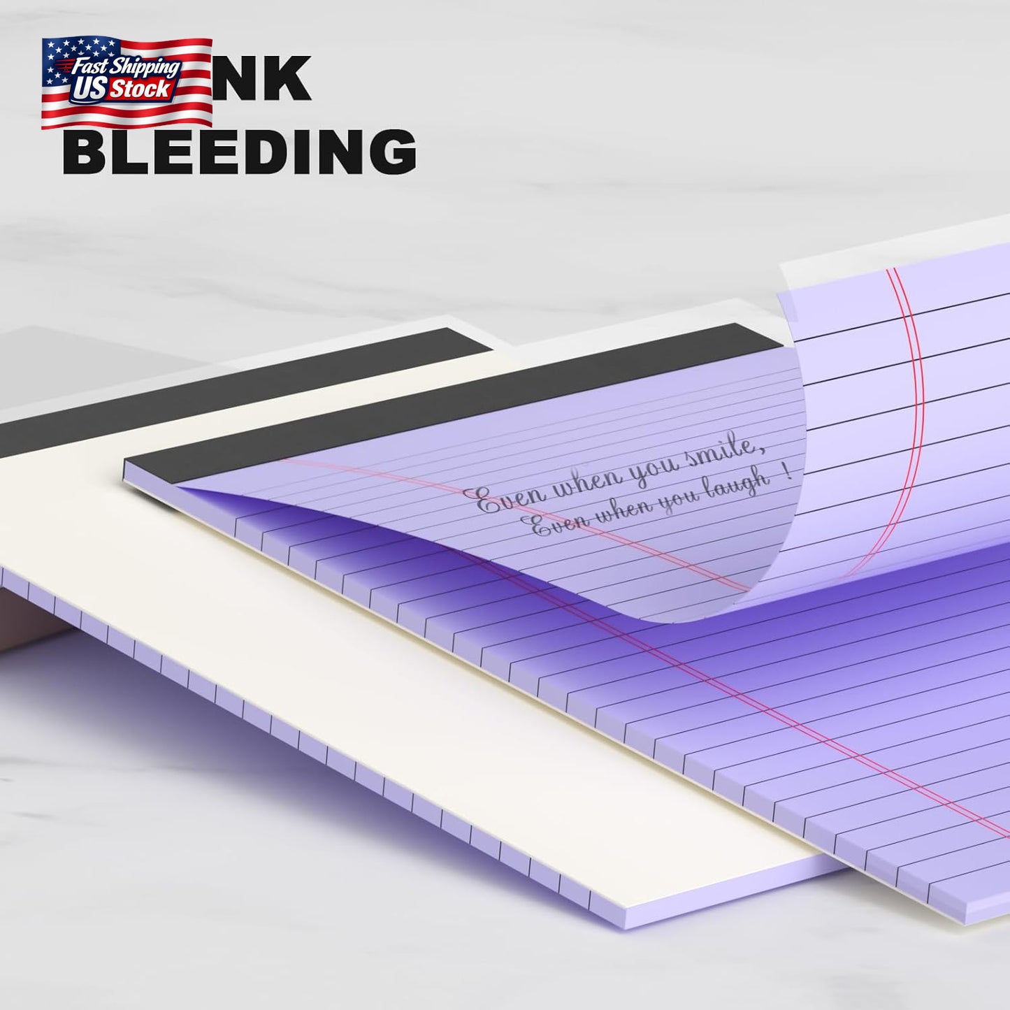 AILZFEI 12Pcs Small Legal Pads 5X8 Colored Note Pads Paper College Ruled Notepad