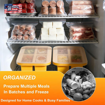 Bangp 1-Cup Silicone Freezing Trays with Lid,2 Pack,Easy-Release Silicone Freeze