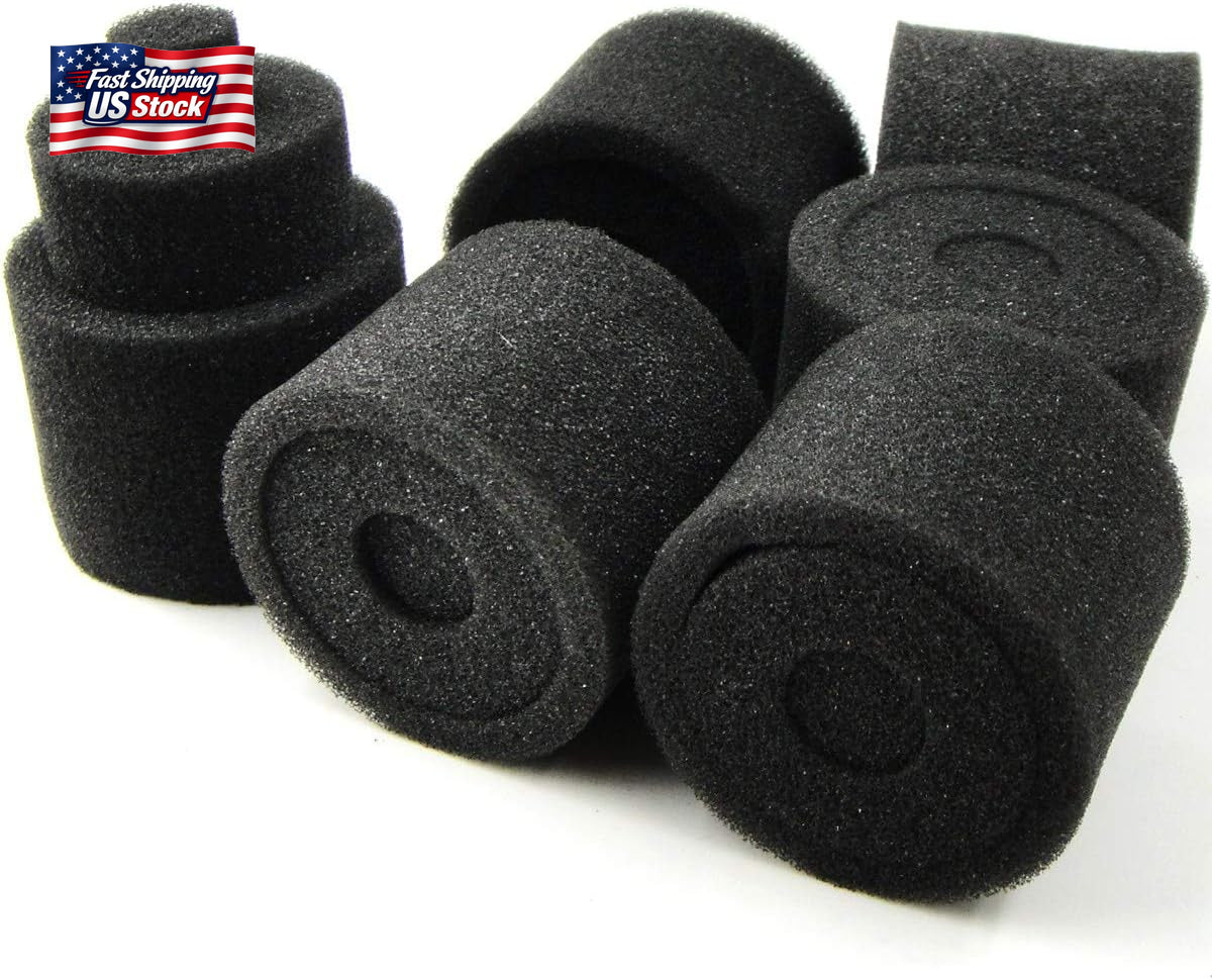 6PCS RC Nitro Engine Air Filter Foam Sponges for 1/8 Buggy Truck off Road Cars