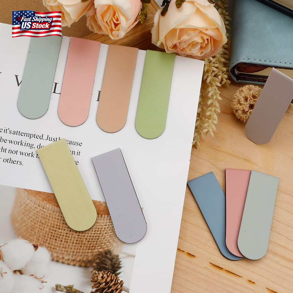 Magnetic Bookmarks, 15PCS Magnetic Cute Bookmark for Teacher, Women, Men & Kids