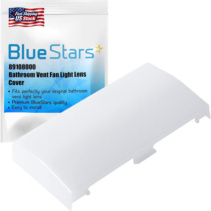 Bluestars 89108000 Bathroom Vent Fan Light Lens Cover – Fits Broan & Nutone 763R