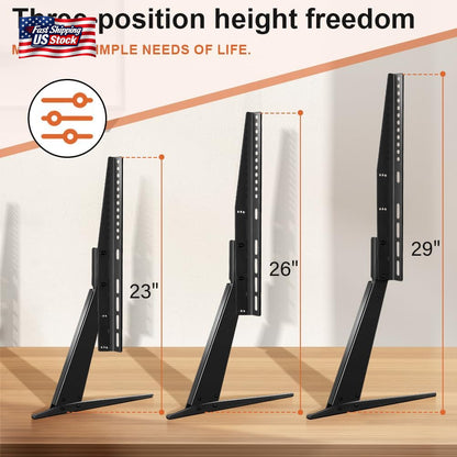 KKTONER Universal TV Stand Base TV for 27-65 Inch Flat Screen TV Metal Stand Leg