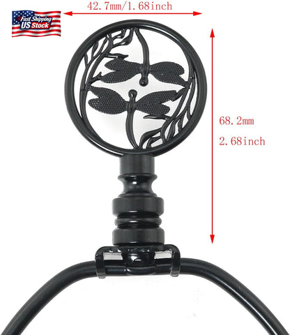Double Dragonflies Lamp Finials Lamp Finial Cap Knob Dragonfly Design Lamp Decor