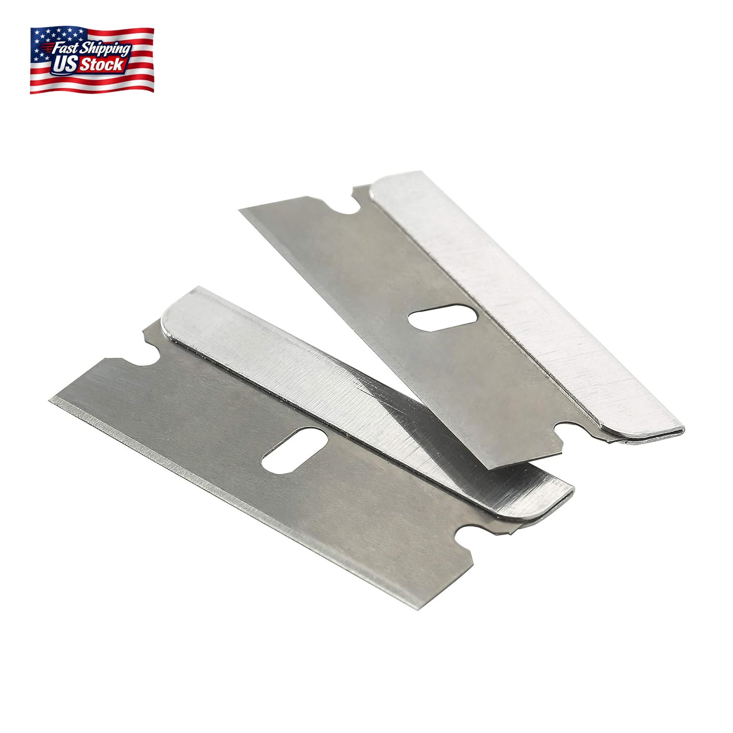 50PCS Razor Scraper Blades Single Edge Box Cutter Paint Scraper Utility Blades