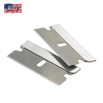50PCS Razor Scraper Blades Single Edge Box Cutter Paint Scraper Utility Blades