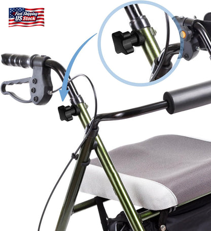 2 Sets Rollator Walker Replacement Knobs Universal Adjustment Handles Repair Par