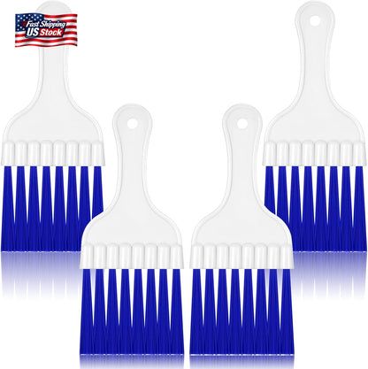 4 Pack HVAC Coil Cleaning Brush Air Conditioner Condenser Refrigerator Fin Brush