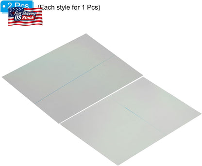 PATIKIL 9.7" Polarized Film Sheets, 2 Pack Adhesive Polarizer Linear Polarizing