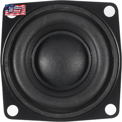 2 Inch Full Range Speakers 4 Ohm 10W (2 Pack) – Mini Audio Stereo Speakers for D