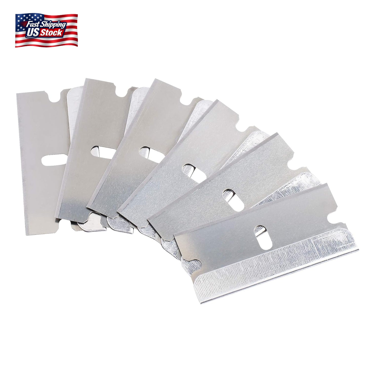 50PCS Razor Scraper Blades Single Edge Box Cutter Paint Scraper Utility Blades