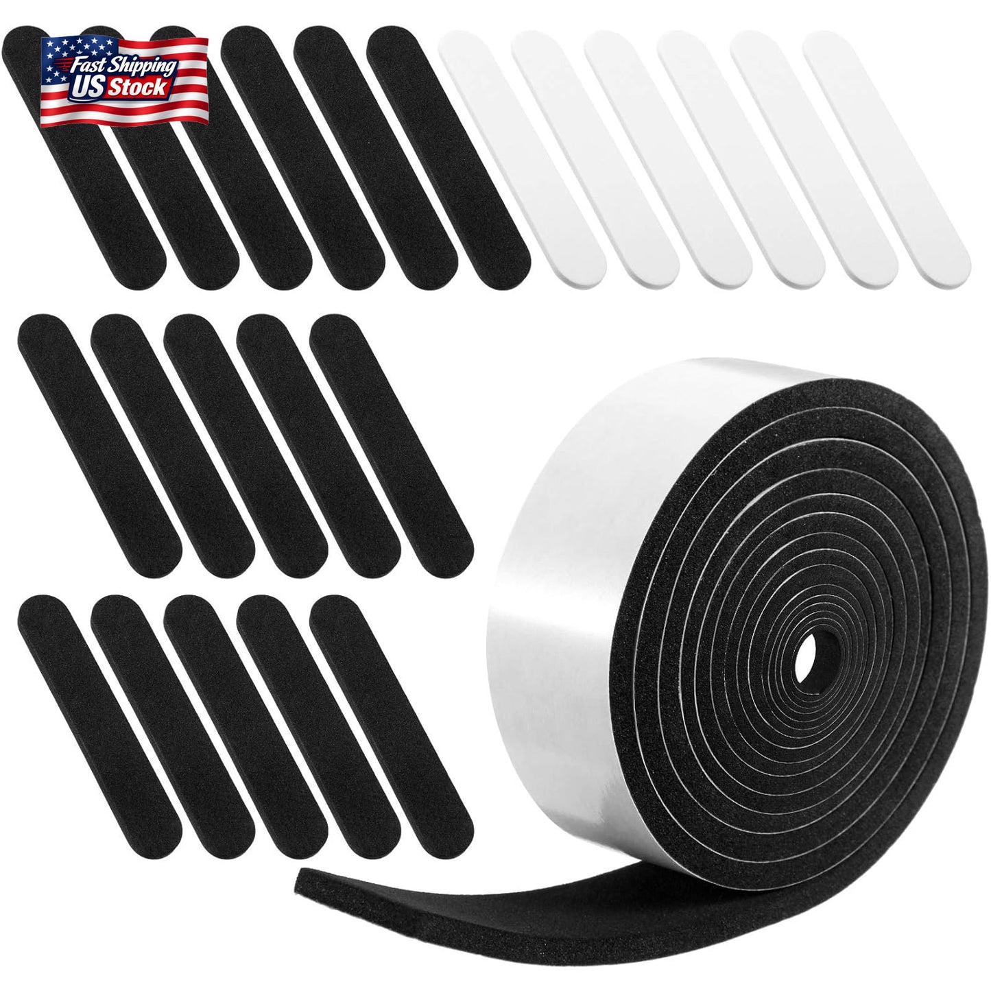 Outus 23 Pieces Hat Size Tape Reducer Mixed Size Hat Sizer Insert Foam Reducing