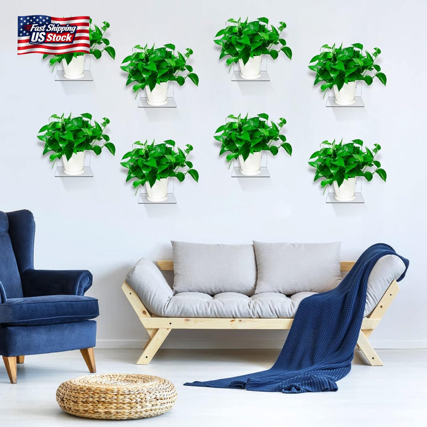 Acrylic Small Shelf,Mini Floating Wall Shelf,Wall Mounted Storage Shelf,For Pop