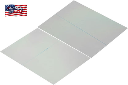 PATIKIL 9.7" Polarized Film Sheets, 2 Pack Adhesive Polarizer Linear Polarizing