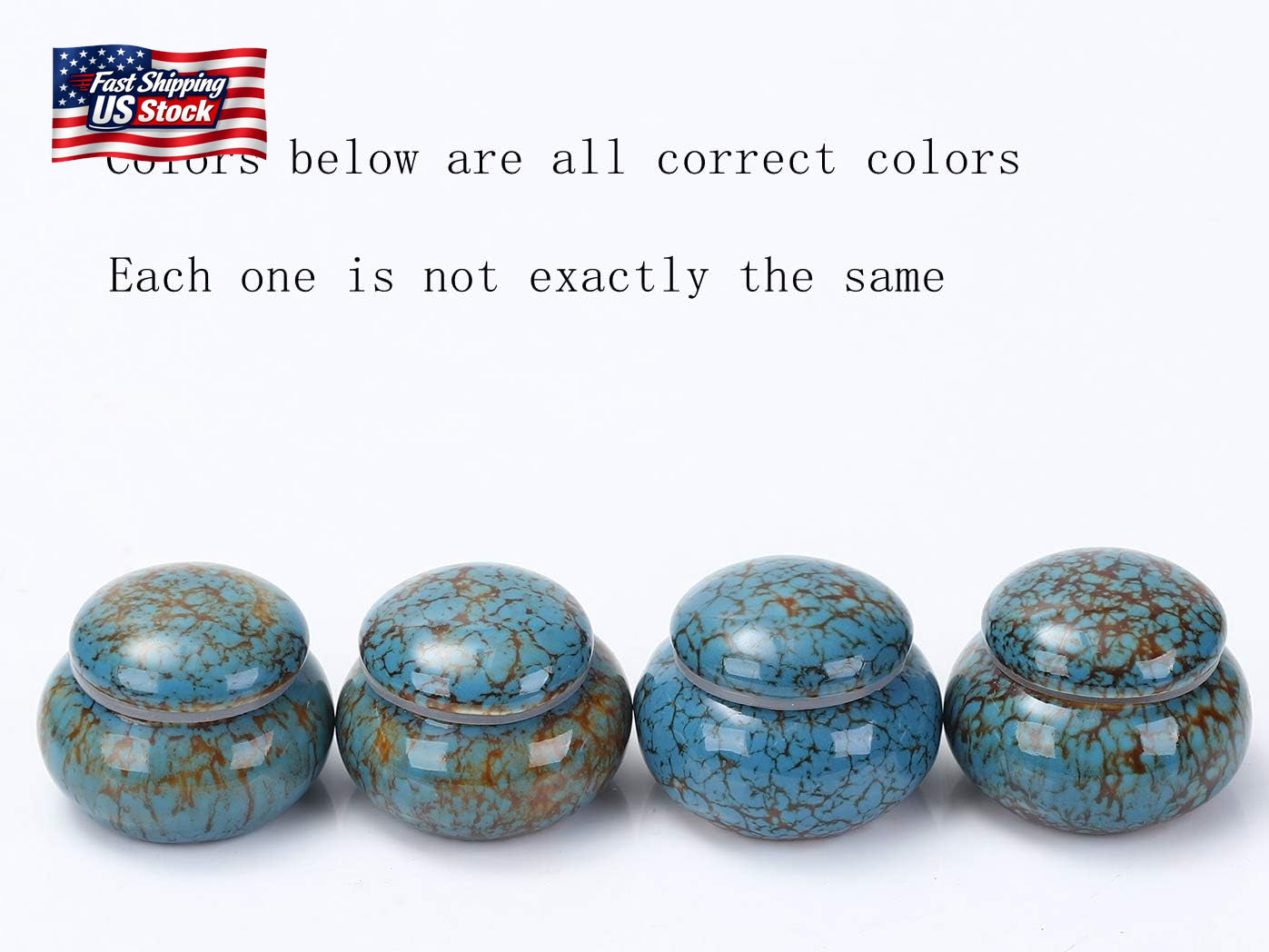 Small Urn for Human Ashes - 1.6'' Handicrafted Urn - Beautiful Tiny Keepsake Urn