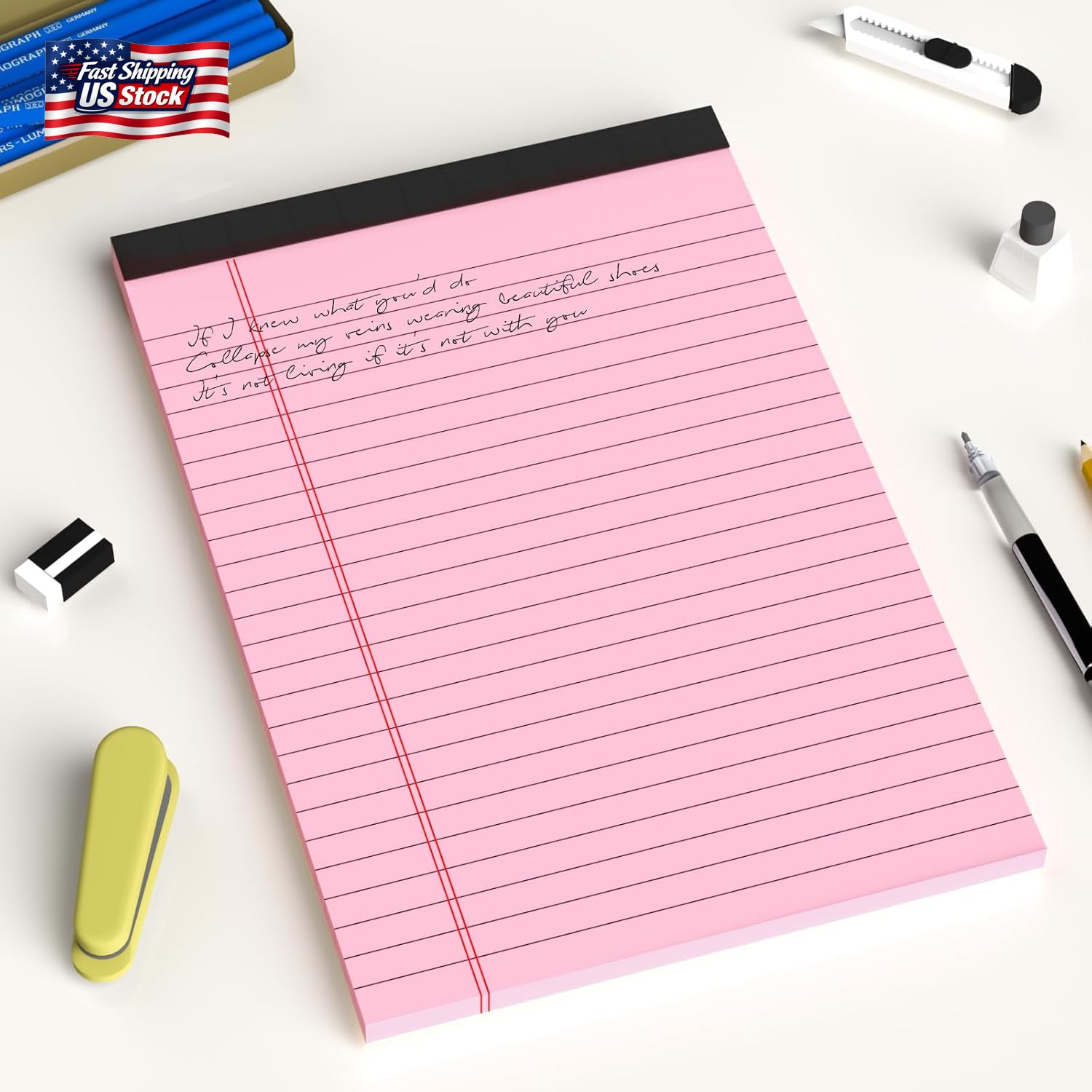 AILZFEI 12Pcs Small Legal Pads 5X8 Colored Note Pads Paper College Ruled Notepad