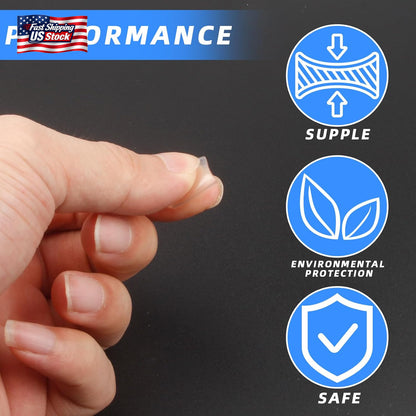 60Pcs Rubber End Caps, Flexible Screw Thread Protector Covers for Metal Tube & R