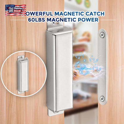 Ravinte 2 Pack Cabinet Magnets for Closure, 90Lbs Heavy Duty Concealed Magnetic