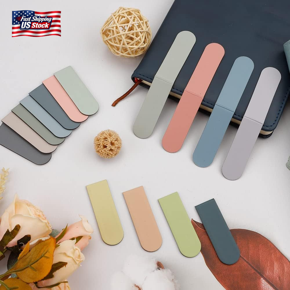 Magnetic Bookmarks, 15PCS Magnetic Cute Bookmark for Teacher, Women, Men & Kids