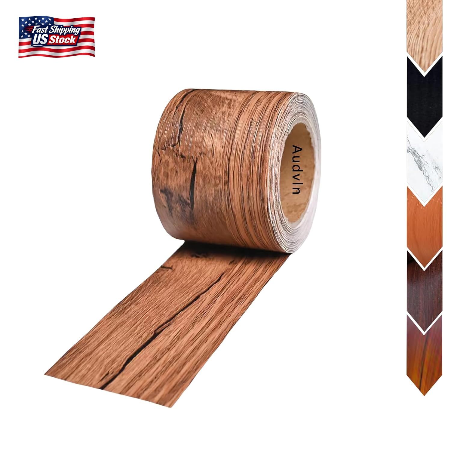 Wood Grain Repair Tape, 2" X 32Ft Self Adhesive Tape for Furniture, Flooring, Ca