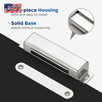 Ravinte 2 Pack Cabinet Magnets for Closure, 90Lbs Heavy Duty Concealed Magnetic