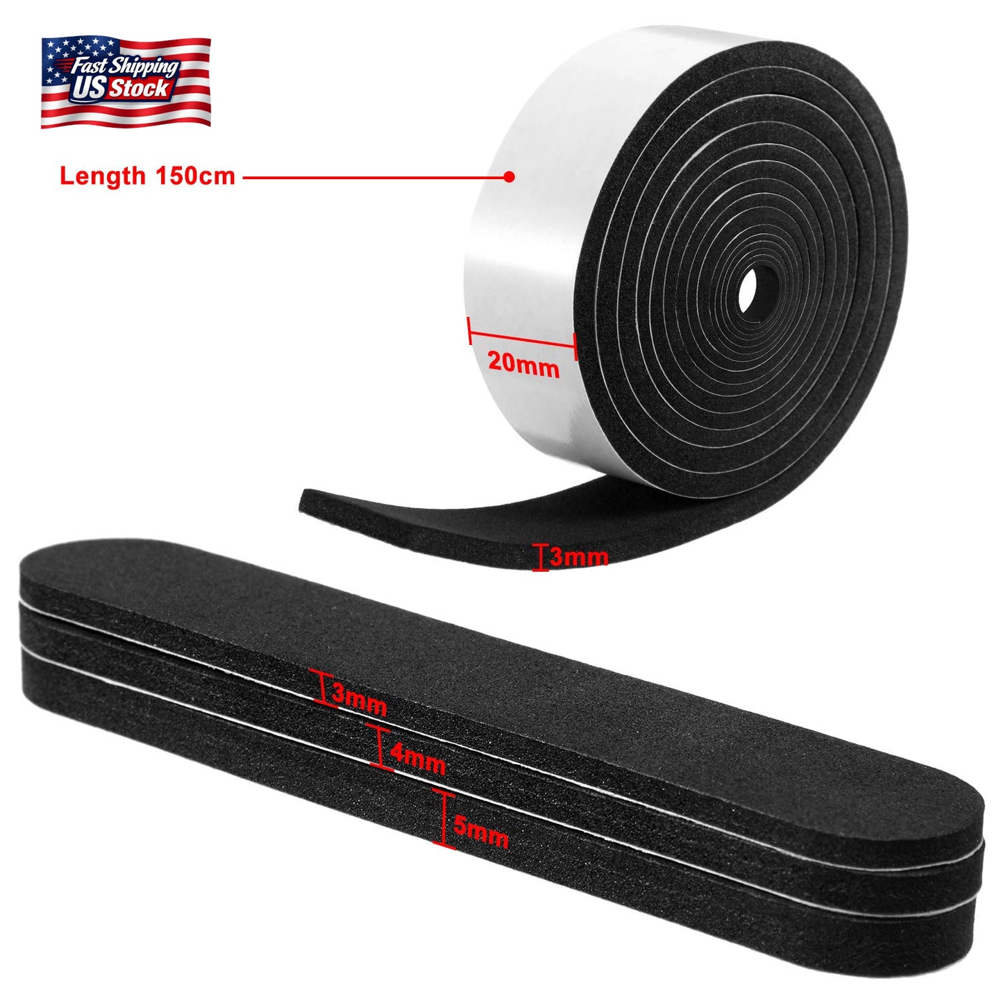 Outus 23 Pieces Hat Size Tape Reducer Mixed Size Hat Sizer Insert Foam Reducing