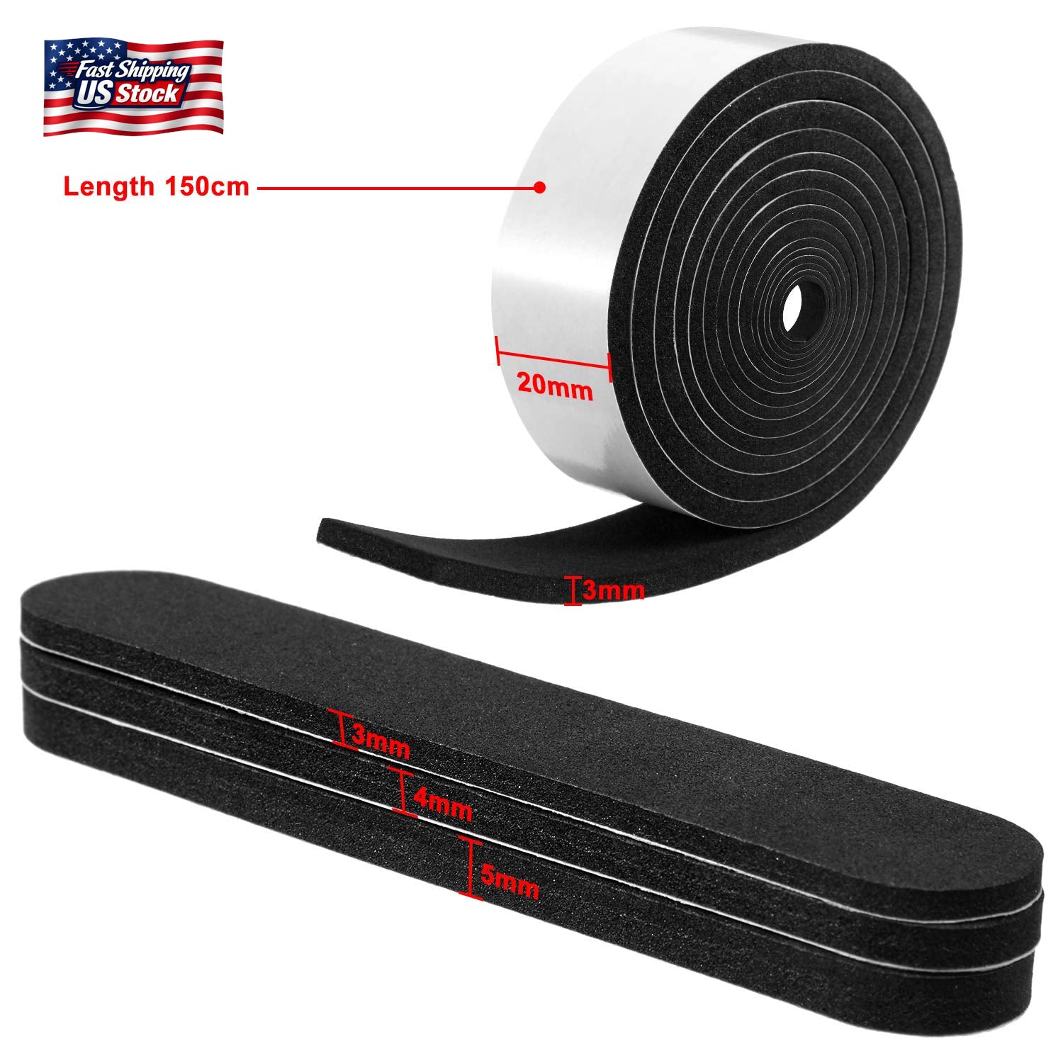 Outus 23 Pieces Hat Size Tape Reducer Mixed Size Hat Sizer Insert Foam Reducing