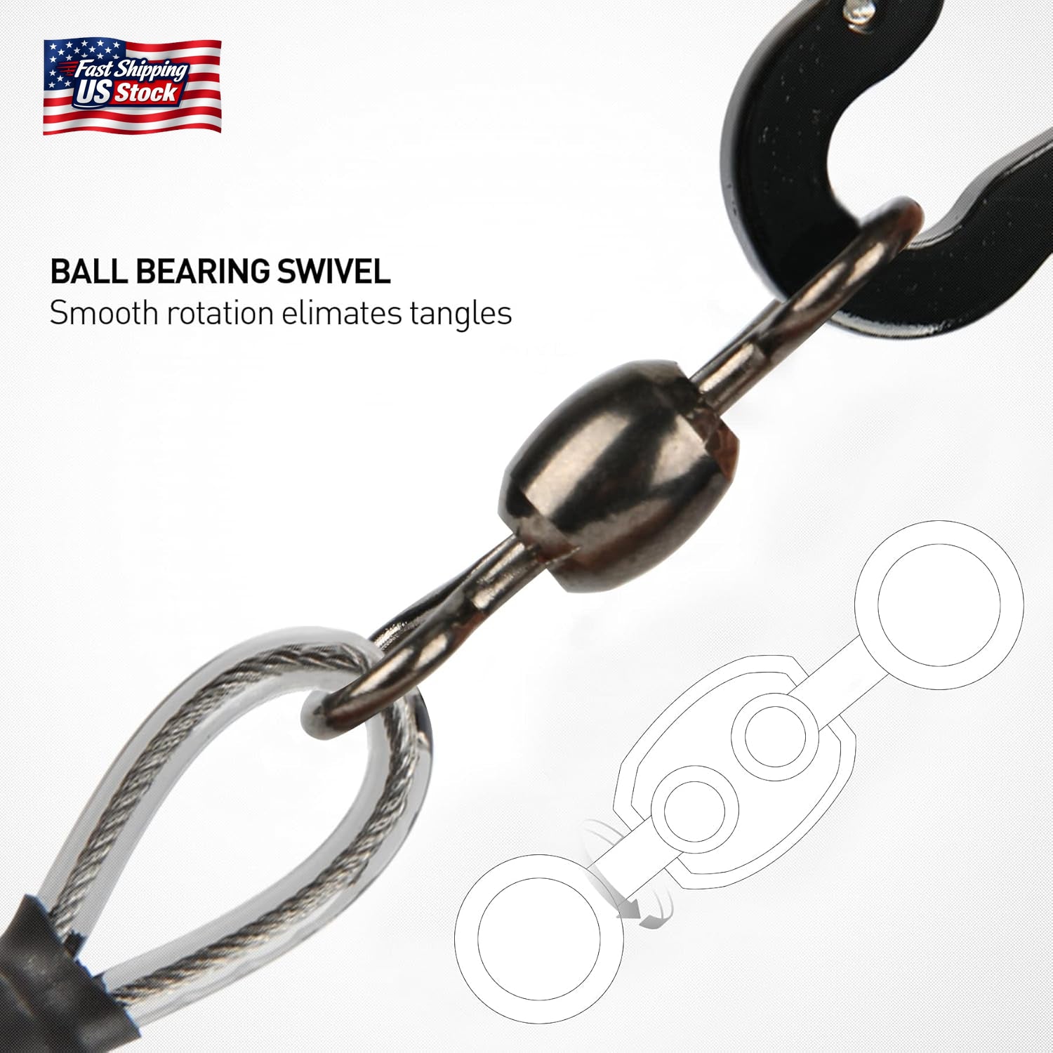 Fishing Pole Tether Kayak Paddle Leash Coiled Lanyard Rod Holder Safety Rope