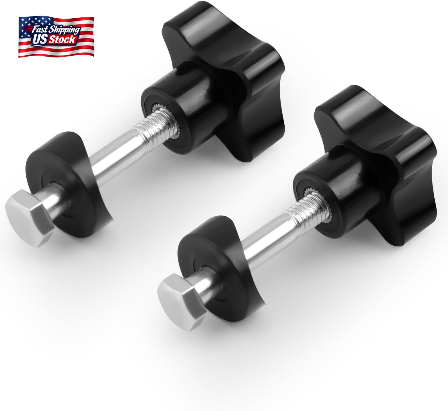 2 Sets Rollator Walker Replacement Knobs Universal Adjustment Handles Repair Par