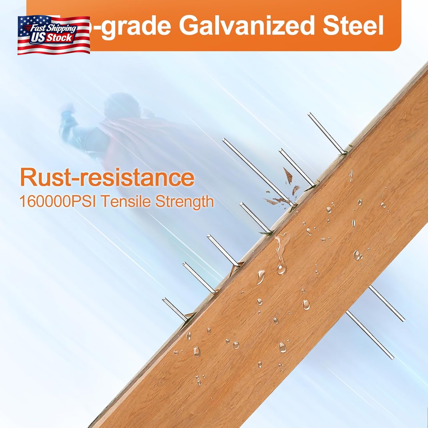 PINOZE 4200-Count 18 Gauge 1/4" Narrow Crown Staples (1-1/2" 1-1/4" 1" 3/4" 1/2"