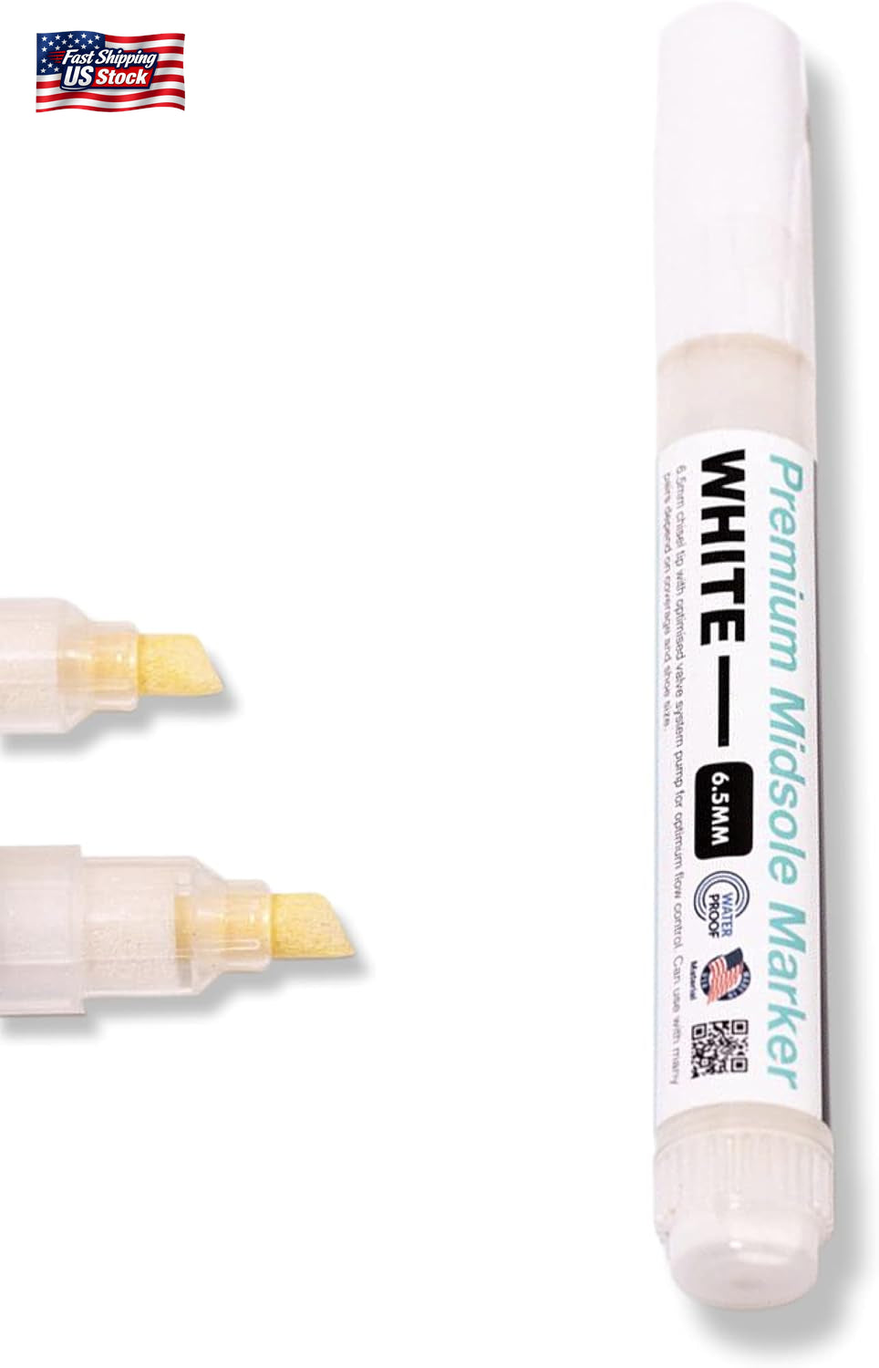 Wilkins Premium Midsole Marker for Customization Paint on Leather, Suede, Fabric