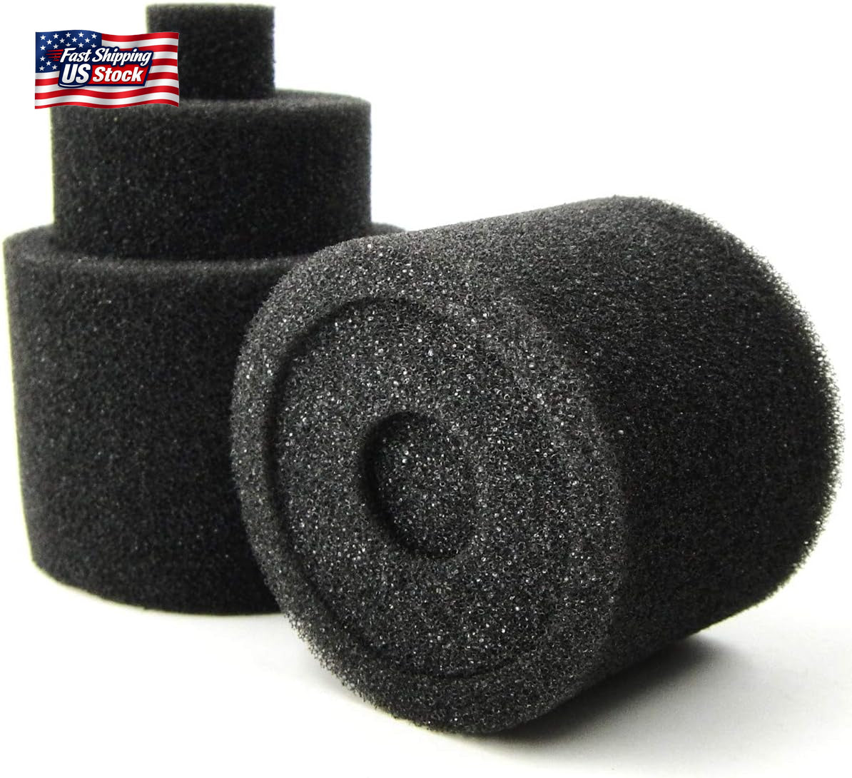 6PCS RC Nitro Engine Air Filter Foam Sponges for 1/8 Buggy Truck off Road Cars