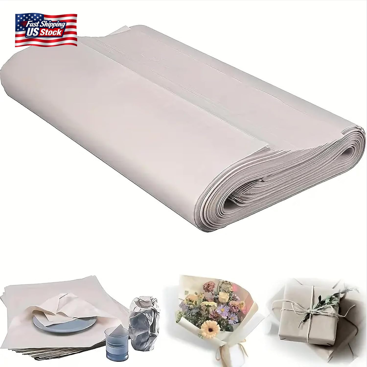 Large Packing Paper Sheets for Moving 31" X 21.5" Packaging Newsprint Paper 50 P