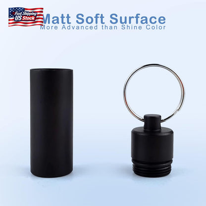 Small Pill Box Waterproof Keychain Pill Holder Portable Travel Pill Container Me