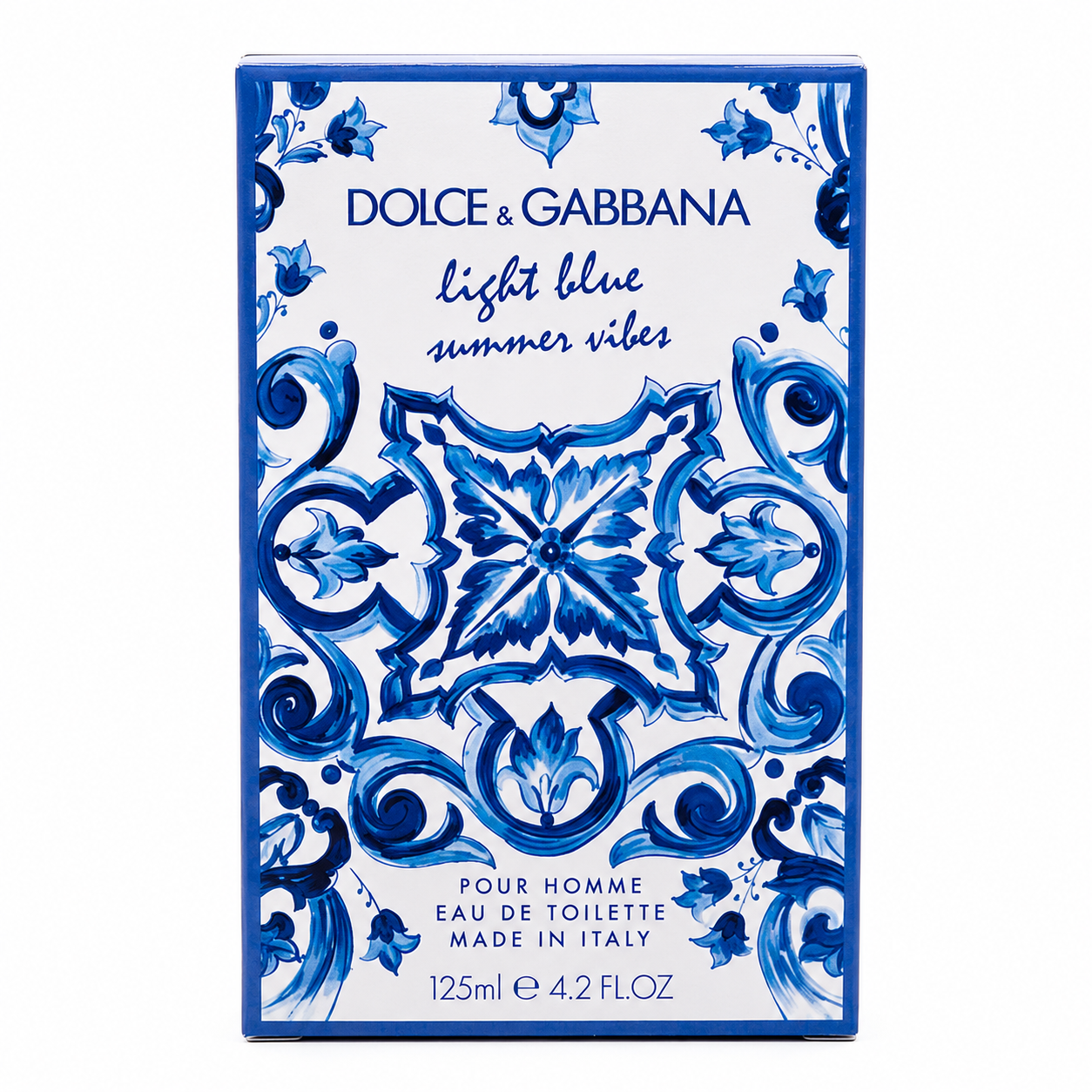 Dolce & Gabbana Light Blue Summer Vibes Pour Homme EDT 125Ml 4.2Oz Men’S Cologne